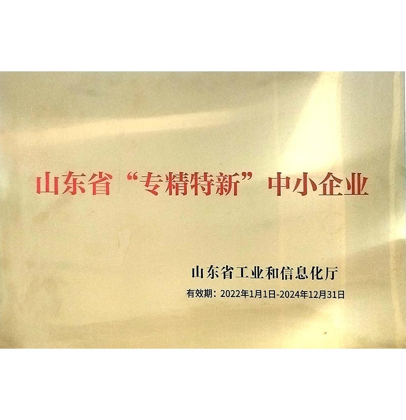 山东省“专精特新”中小企业